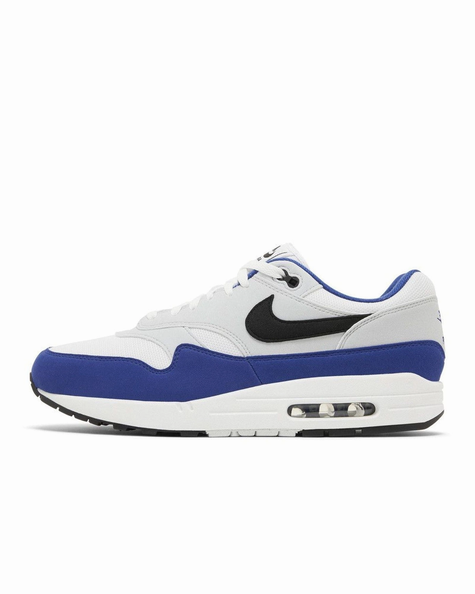 running for a way to stay centered support technology Nike Air Max 1 Deep Royal Blue