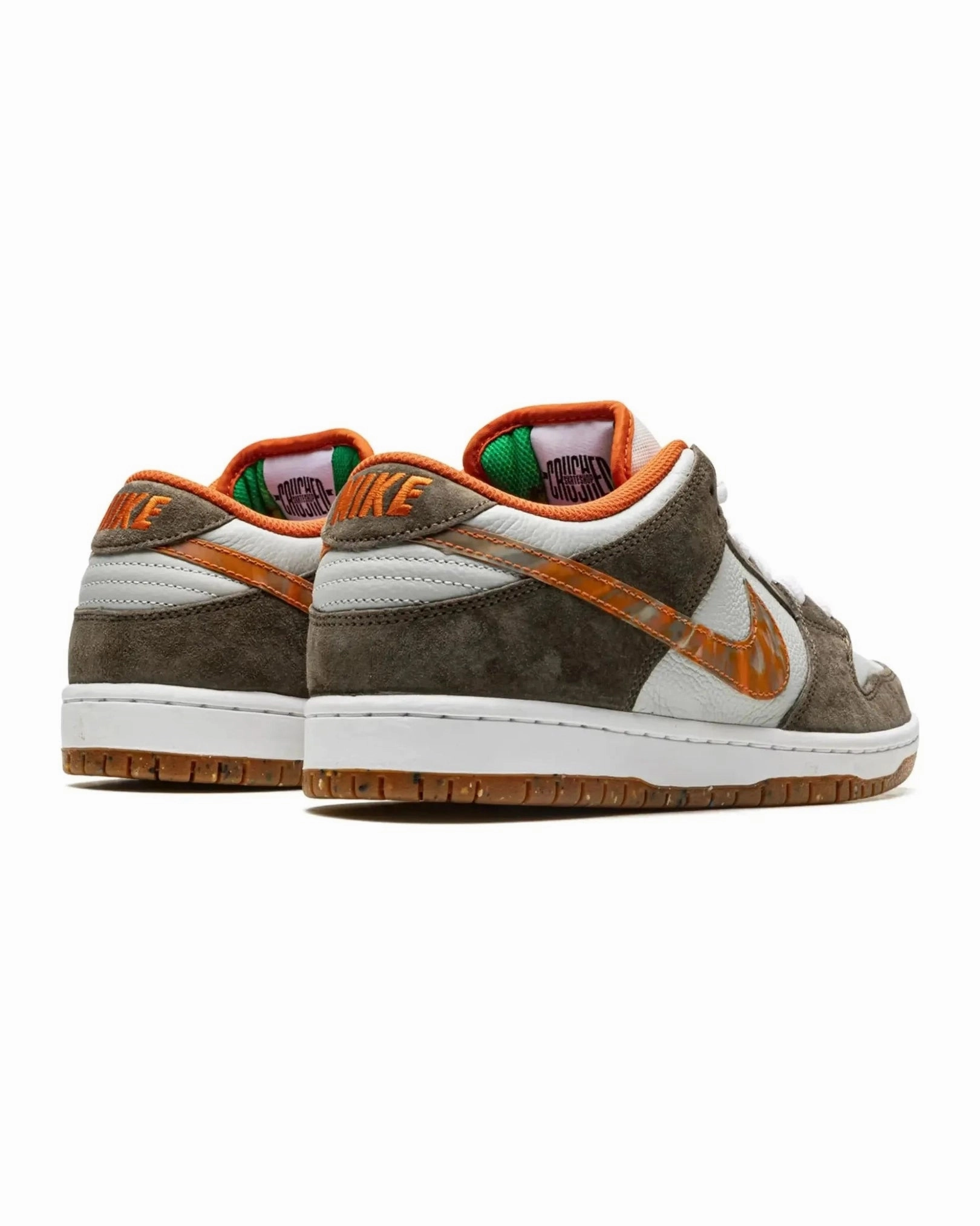 flat surface running Nike SB Dunk Low X Crushed D.C. Golden Hour