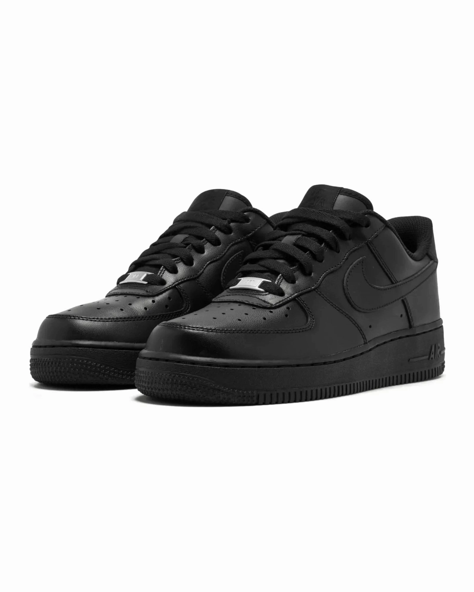 Nike Air Force 1 '07 Black pre - race running Non-Slip Outsole