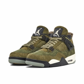 AIR JORDAN 4 'CRAFT OLIVE' PS padded - tongue running option lace - decorated running gear